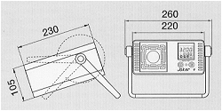 dry block temperature calibrator: Joker+ dimensions layout